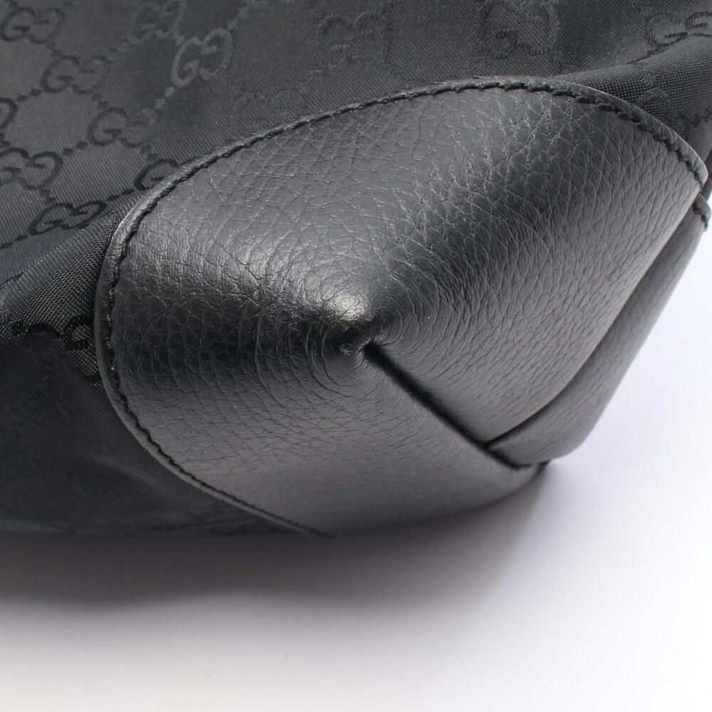 GUCCI Authentic Black Leather Tote Bag - Picture 7 of 7